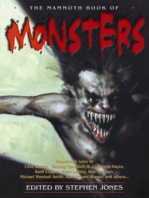 cover image of The Mammoth Book of Monsters